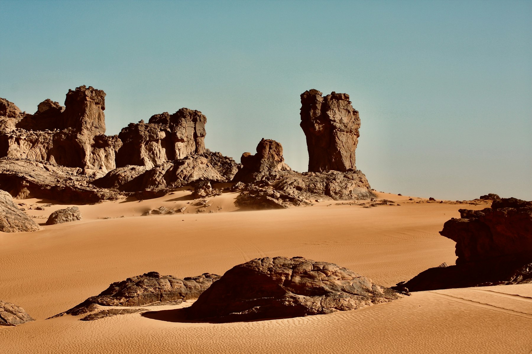 Formations de grès du Tassili n’Ajjer